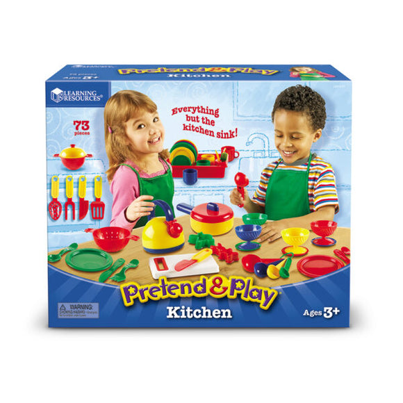 Learning Resources 73 Piece Pretend & Play® Great Value Kitchen Set