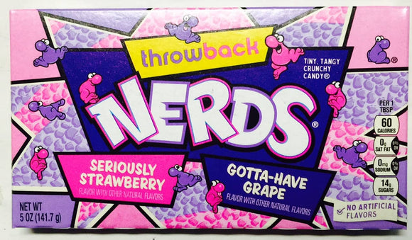 WONKA NERDS GRAPE STRAWBERRY THEATER BOX 5 oz