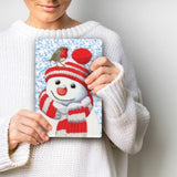 Crystal Art Notebook Kit Friendly Snowman