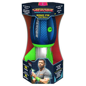 Sonic Fin Aerodynamic High Performance Outdoor Football for Kids & Adults, Blue