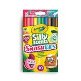 *** NEW FOR SPRING 2023 *** Crayola Silly Scents Smash-Ups Washable Slim Markers, 10 Count
