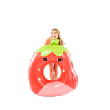 BIGMOUTH X SQUISHMALLOWS SCARLET THE STRAWBERRY MEDIUM 4FT POOL FLOAT